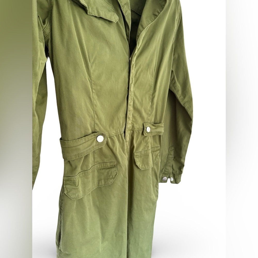 Good American Oversized Army Green Jumpsuit | Size 0 (XS-S) - Picture 15 of 16